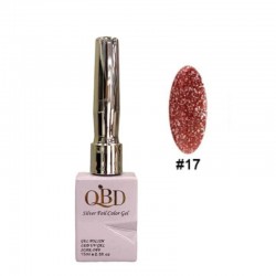 QBD Ημιμόνιμο Βερνίκι Silver Foil Color Gel N.17 Uv&led 15m