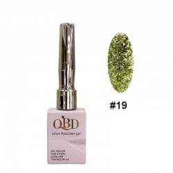 QBD Ημιμόνιμο Βερνίκι Silver Foil Color Gel N.19 Uv&led 15m