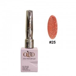 QBD Ημιμόνιμο Βερνίκι Silver Foil Color Gel N.25 Uv&led 15m