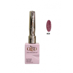 QBD Ημιμόνιμο Βερνίκι Silver Foil Color Gel N.29 Uv&led 15m