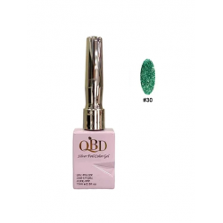 QBD Ημιμόνιμο Βερνίκι Silver Foil Color Gel N.30 Uv&led 15m