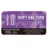 550 Medium Square Soft Gel Tips 11 Sizes