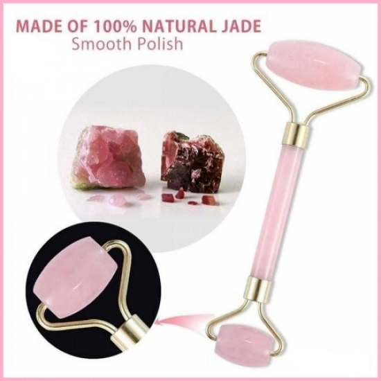 JADE ROLLER – GUA SHA ROSE ΣΕΤ