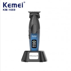 Kemei KM-1669 Επαγγελματική Επαναφορτιζόμενη Κουρευτική Μηχανή 
