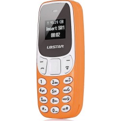Mini Κινητό με Κουμπιά Dual SIM BM10 Πορτοκαλί