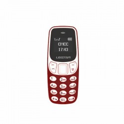 Mini Κινητό με Κουμπιά Dual SIM BM10 Μπορντό