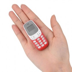 Mini Κινητό με Κουμπιά Dual SIM BM10 Μπορντό