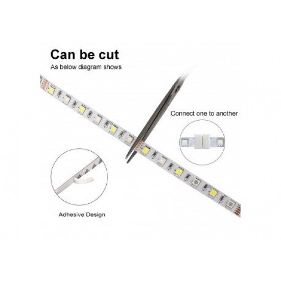 Ταινία Led Σετ με Τηλεχειριστήριο 5050-JCY 1250 RGBW 5m Ταινία Led Σετ με Τηλεχειριστήριο 5050-JCY 1250 RGBW 5m