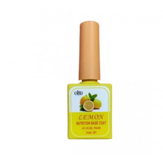 QBD base coat 15ml – Nutrition base coat gel polish - Lemon