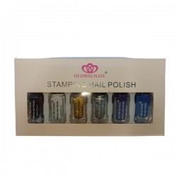 Stamping Nail Polish GlobalNail 6τμχ No2