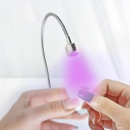 Επαναφορτιζόμενη λάμπα led mini με εύκαμπτο βραχίονα