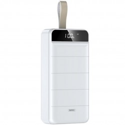 Remax RPP-185 Power Bank 50000mAh με 3 Θύρες USB-A και LED φως Λευκό