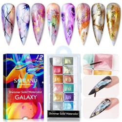 Shimmer Solid Watercolour Galaxy 04