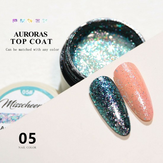 Sparkly Gel Aurora Top Coat 6ml