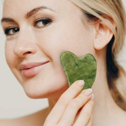 Beper Roller Προσώπου & Εργαλείο Gua Sha από Νεφρίτη για Αντιγήρανση 
