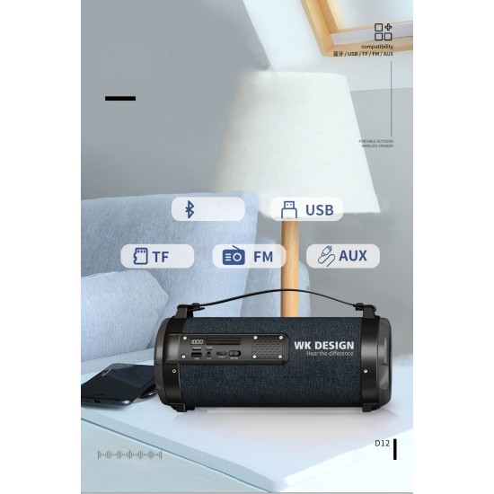 Wk Life D12 Outdoor Portable Wireless Speaker Wk Life D12 Outdoor Portable Wireless Speaker