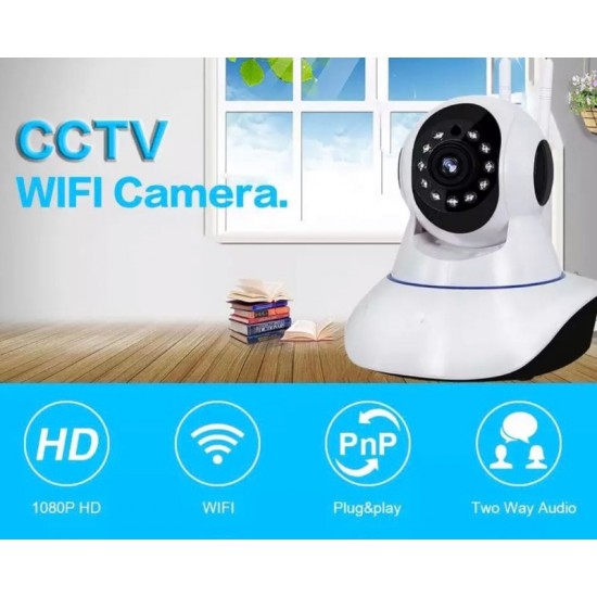 Intelligent Camera Onvif YY HD WiFi Audio YYZ100SS-XF+ Color : White