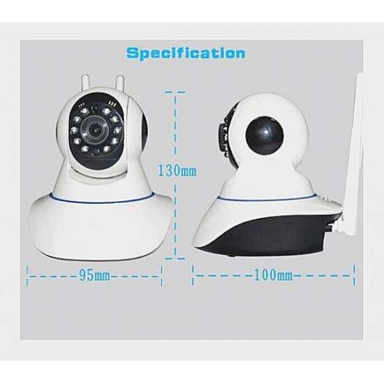 Intelligent Camera Onvif YY HD WiFi Audio YYZ100SS-XF+ Color : White