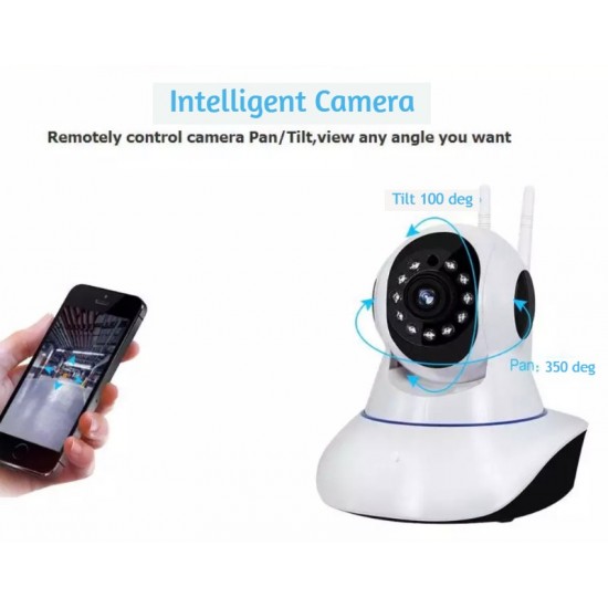 Intelligent Camera Onvif YY HD WiFi Audio YYZ100SS-XF+ Color : White