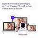 Intelligent Camera Onvif YY HD WiFi Audio YYZ100SS-XF+ Color : White