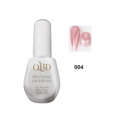 QBD Cat Eye Crystal Gel Ημιμόνιμο βερνίκι 9D 15ml N.04