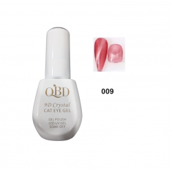 QBD Cat Eye Crystal Gel Ημιμόνιμο βερνίκι 9D 15ml N.09