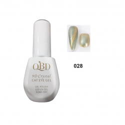 QBD Cat Eye Crystal Gel Ημιμόνιμο βερνίκι 9D 15ml N.28