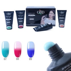 QBD-ACRYLIC GEL-PROFFESIONAL- UV-LED NAIL GEL TEMPERATURE CHANGE