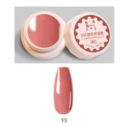 Mobray Στερεό κρεμώδες gel για nail art 5g No15 (Solid Pudding Cream)