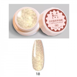 Mobray Στερεό κρεμώδες gel για nail art 5g No18 (Solid Pudding Cream)
