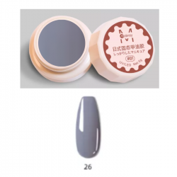 Mobray Στερεό κρεμώδες gel για nail art 5g No26 (Solid Pudding Cream)