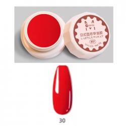 Mobray Στερεό κρεμώδες gel για nail art 5g No30 (Solid Pudding Cream)