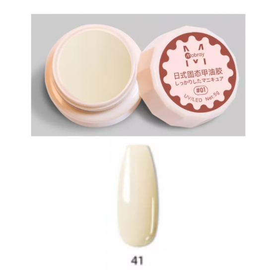 Solid Pudding Cream Painting Gel Nail Art Polish 5g No41