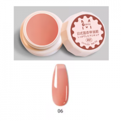 Mobray Στερεό κρεμώδες gel για nail art 5g No6 (Solid Pudding Cream)