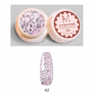 Mobray Στερεό κρεμώδες gel για nail art 5g No62 (Solid Pudding Cream)