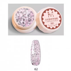 Mobray Στερεό κρεμώδες gel για nail art 5g No62 (Solid Pudding Cream)