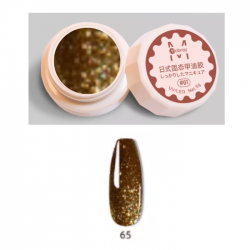 Mobray Στερεό κρεμώδες gel για nail art 5g No65 (Solid Pudding Cream)