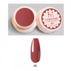 Mobray Στερεό κρεμώδες gel για nail art 5g No8 (Solid Pudding Cream)