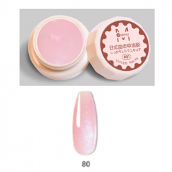 Solid Pudding Cream Painting Gel Nail Art Polish 5g No80