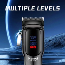 Kemei Κουρευτική Μηχανή Επαναφορτιζόμενη KM-1550