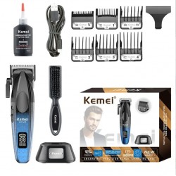Kemei KM-1670 Επαγγελματική Επαναφορτιζόμενη Κουρευτική Μηχανή 