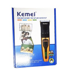 Kemei Κουρευτική Μηχανή Σκύλων Επαναφορτιζόμενη KM-6189