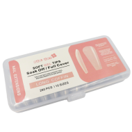 Bundle 92 | Soak Off Gel tips 240 pcs │ 2+1 Δώρο