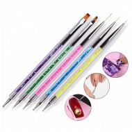 QBD Παλέτα 16 Χρωμάτων Gel Soak Off UV LED + 5 Πινέλα nail art ΔΩΡΟ