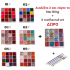 OFFER | 2 + 1 Παλετες QBD 16 χρωμάτων Gel soak off uv led και 5 πινέλα nail art
