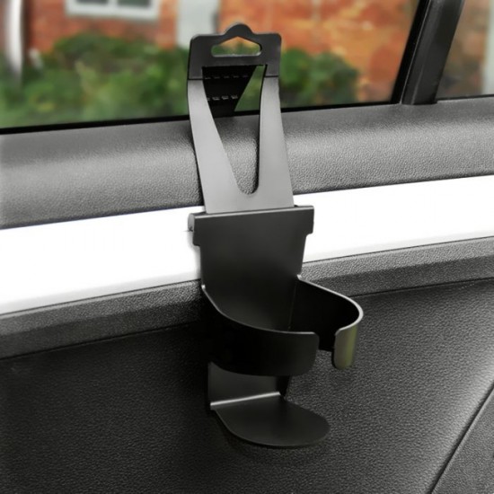 Ποτηροθήκη Αυτοκινήτου Μαύρη Κρεμαστή για την Πόρτα και πλάτη καθίσματος AM-POT316