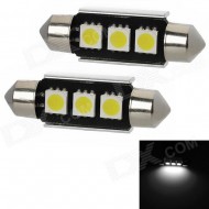 Led Λάμπα 36mm 12v CANBUS 3led-σετ 2τμχ AM-LED229