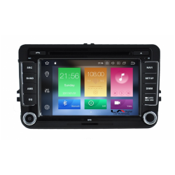 OEM GPS Οθόνη Αφής VW-SEAT-SKODA 04>14 7inc ANDROD 9 / 8core AM-LMX004