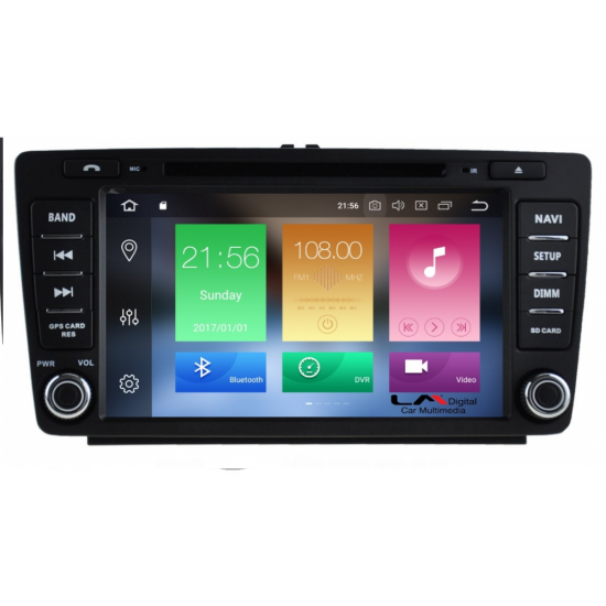 GPS OCTAVIA 5 05>12 8inc ANDROID 9 / 8core OEM AM-LMX005