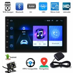 Οθόνη Αφής 2DIN Αυτοκινήτου Mirror Link 4πυρινη Android 8.1 Gps Wifi Bluetooth Usb AM-OTHO265